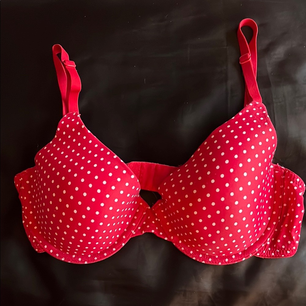 Red Polka Dot Bra